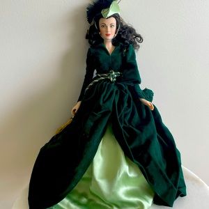 Large Scarlett O’Hara Doll with stand.